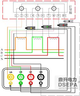          图--三相四线接线示意图